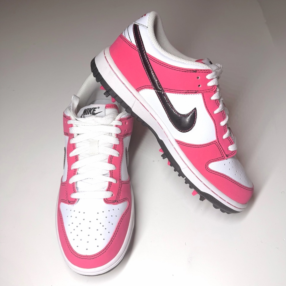 Nike Dunk NG Women’s Golf Shoes White Spark Pink 483907-101 Size- 7.5 - Picture 8 of 9